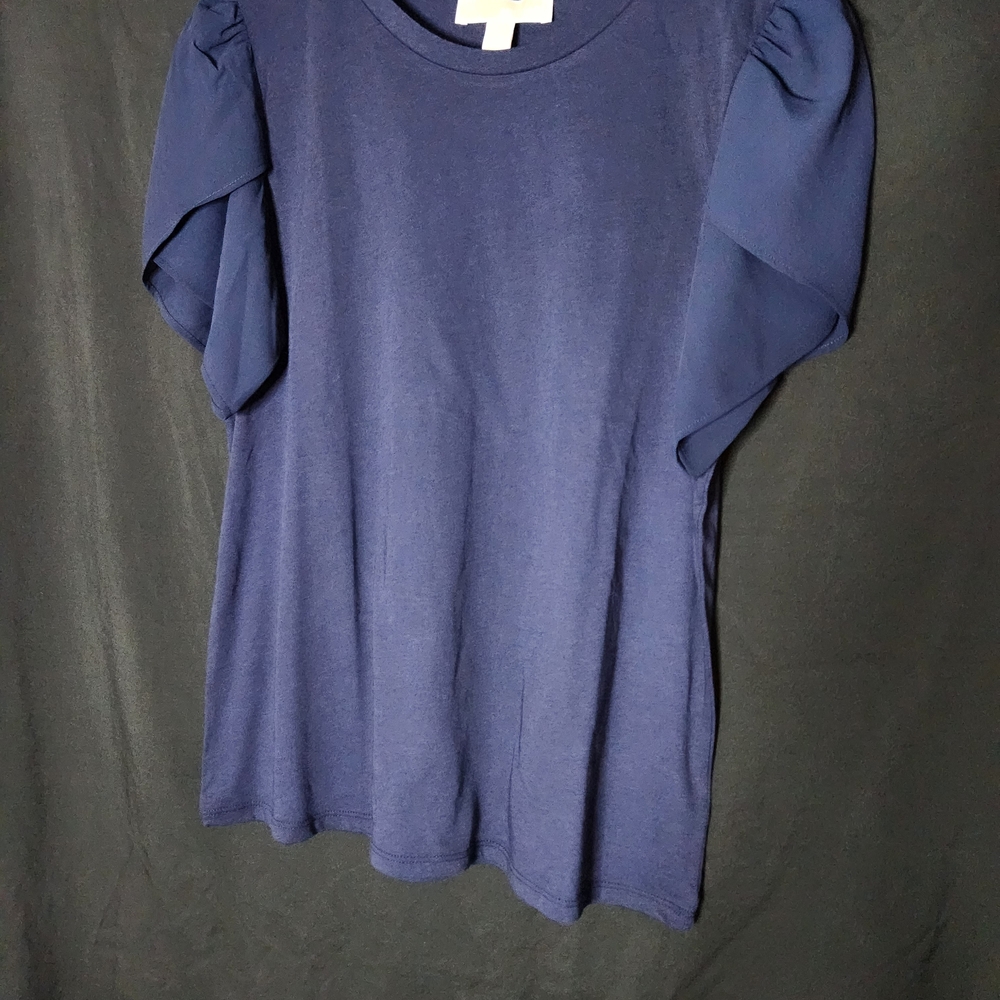 Elegant Blue Women's Top